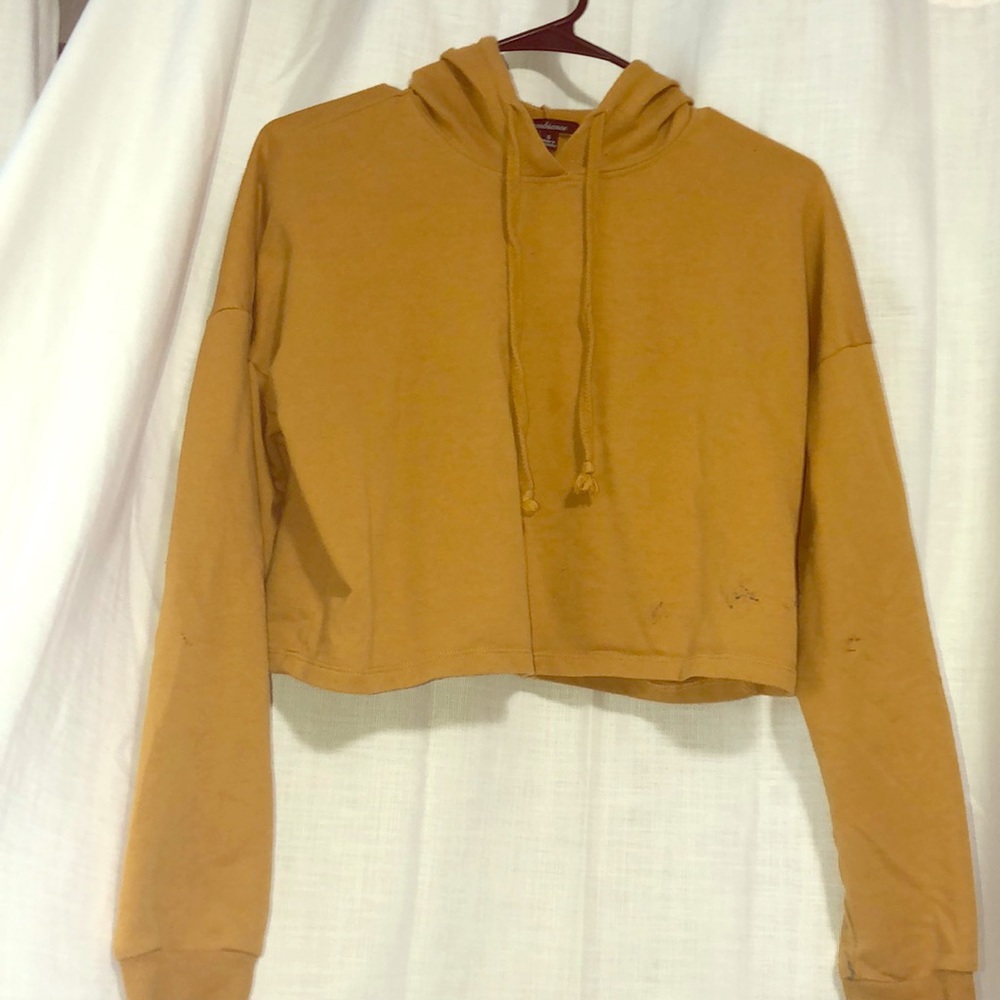 ambiance cropped hoodie